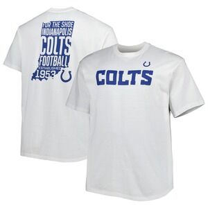 Indianapolis Colts Fanatics Branded Big & Tall Hometown Hot 2 Sided T-shirt